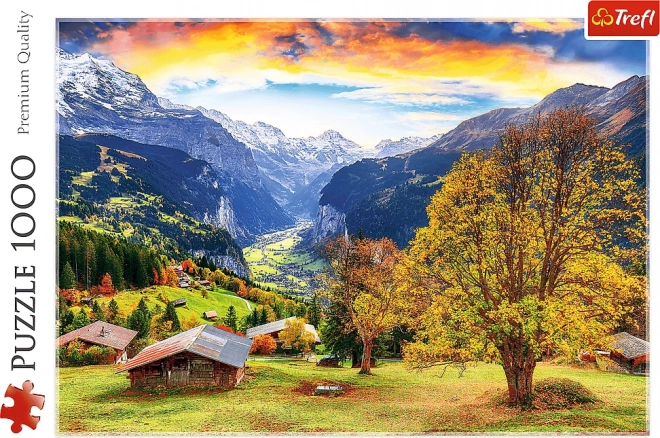 Puzzle sat alpin pitoresc 1000 piese