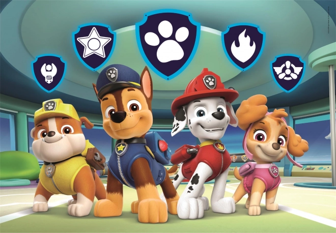 Puzzle Luminos Paw Patrol 104 piese