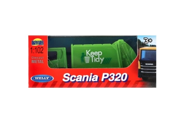 Camion metalic Welly Scania, 7,5cm