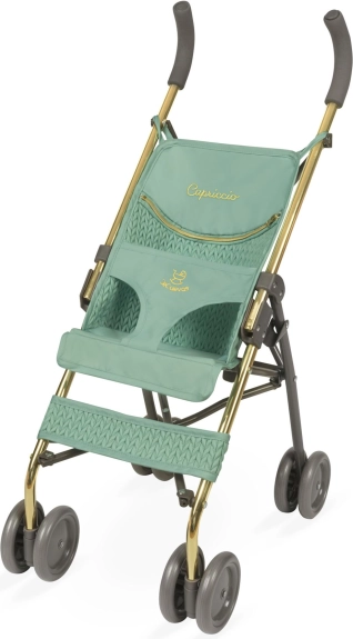 Cărucior pliabil pentru păpuși tip umbrelă XL CAPRICCIO 75 cm