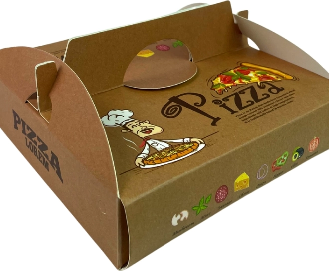 Cutie de pizza pentru joc realist