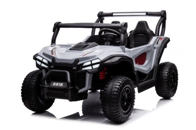 Mașină cu acumulator S618 gri 4x4