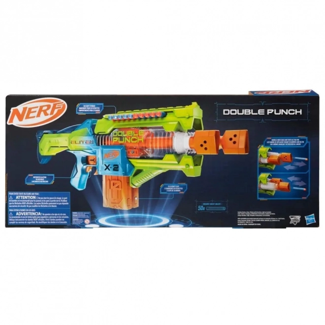 Blaster motorizat cu două țevi Nerf Elite 2.0