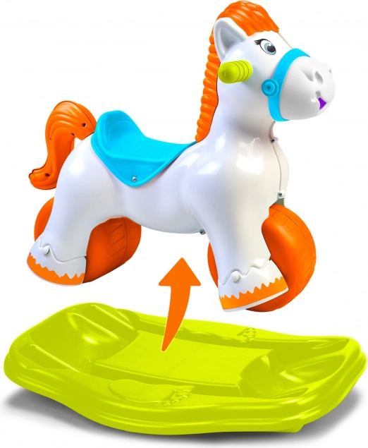 Unicorn interactiv leagăn 2v1 vehicul de la FEBER