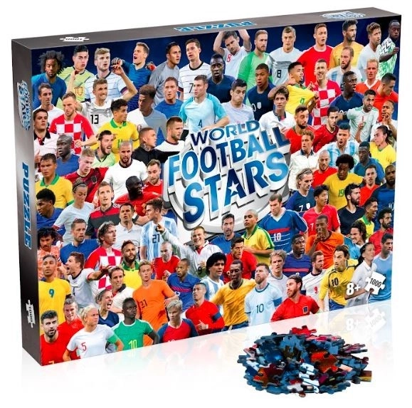 Puzzle 1000 piese Stele mondiale ale fotbalului