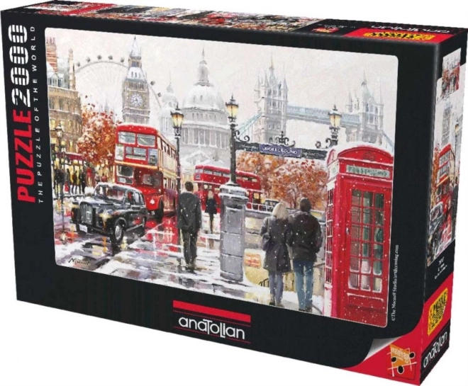 Puzzle Londra Înzăpezită 2000 piese