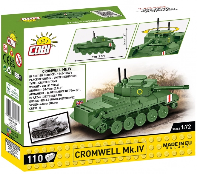 Cromwell Mk. IV Tanc Britanic Al Doilea Război Mondial 1:72