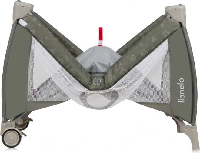 Pat pentru călătorii Lionelo Sven Plus Beige Olive
