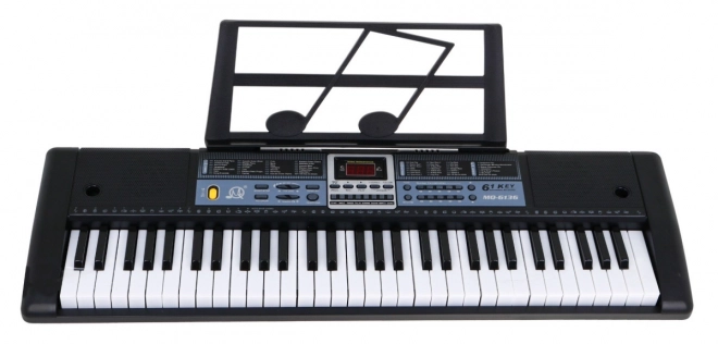 Instrument muzical pentru copii cu clape, cu 61 de clape și funcții moderne pentru învățare și microfon