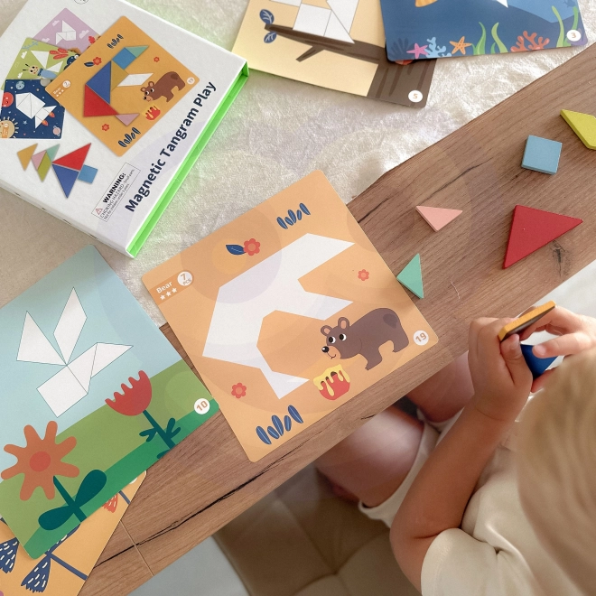 Puzzle tangram pentru copii