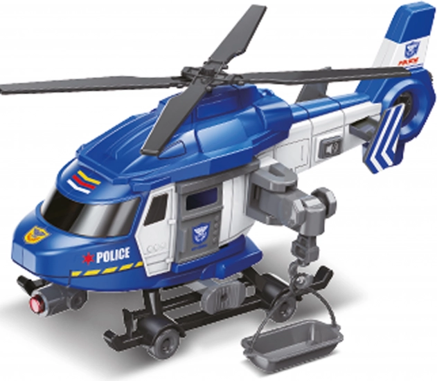 Elicopter de poliție cu efecte