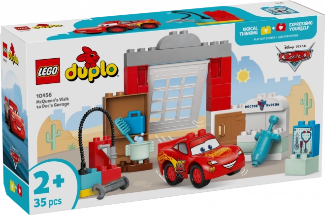 LEGO DUPLO Disney McQueen și vizita în garajul doctorului Hudson