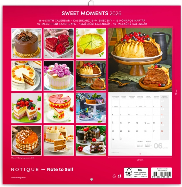 Calendar de notițe Momente Dulci 2026