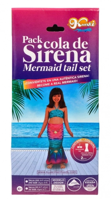 costum de baie pentru copii - sirena Iris