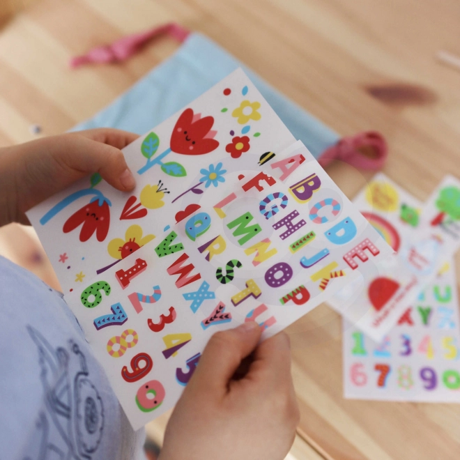 Set creativ geantă magică și stickere Art&Fun