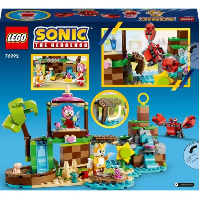 set de aventuri insula pentru salvarea animalelor LEGO Sonic the Hedgehog