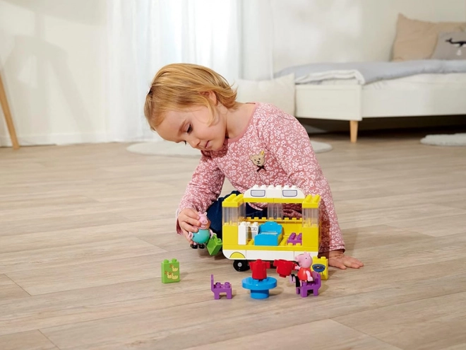 Set de construcție Rulota Peppa Pig