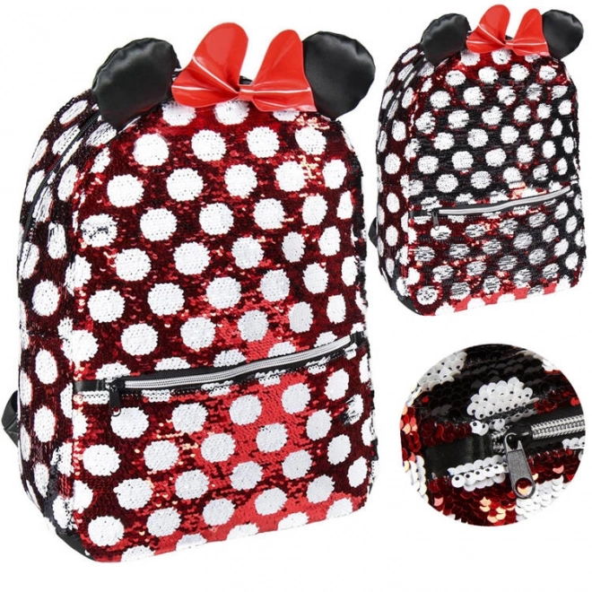 Rucsac Minnie Mouse Disney cu paiete