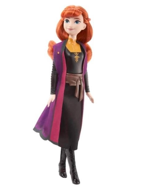 Păpușa Disney Frozen Elsa Regatul de Gheață 2 – Anna în rochie negru-portocalie