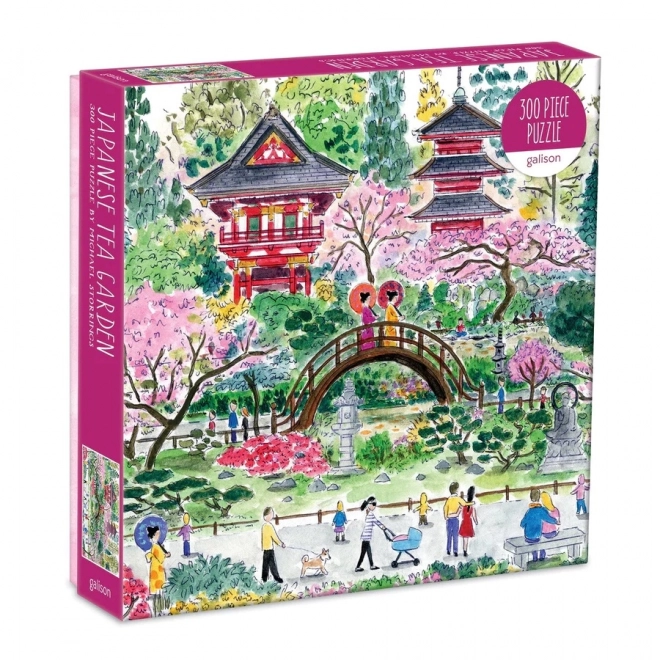 Puzzle grădina japoneză de ceai Galison 300 piese