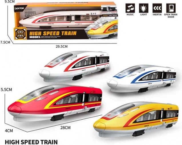 Tren de viteză cu efecte de inerție