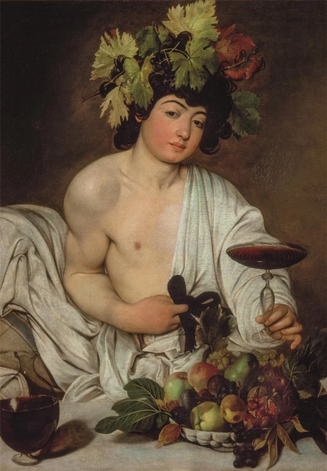 Puzzle 1000 piese - Muzeul Caravaggio, „Bacchus”