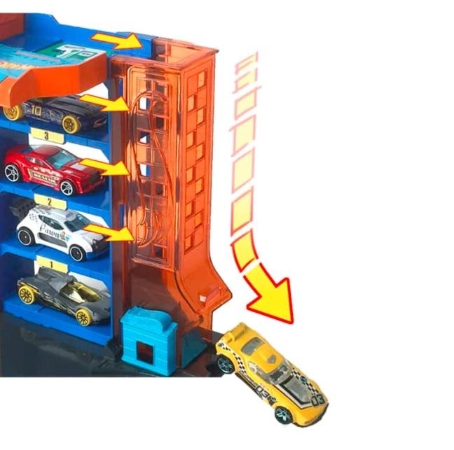 Set parcare mică Hot Wheels City