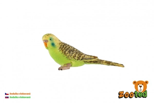 Papagal Ondulat Zooted Plastic 9cm