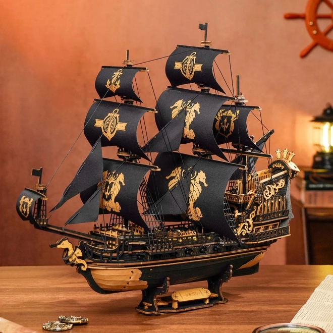 Corabie mecanică 3D Cavalerul Marin