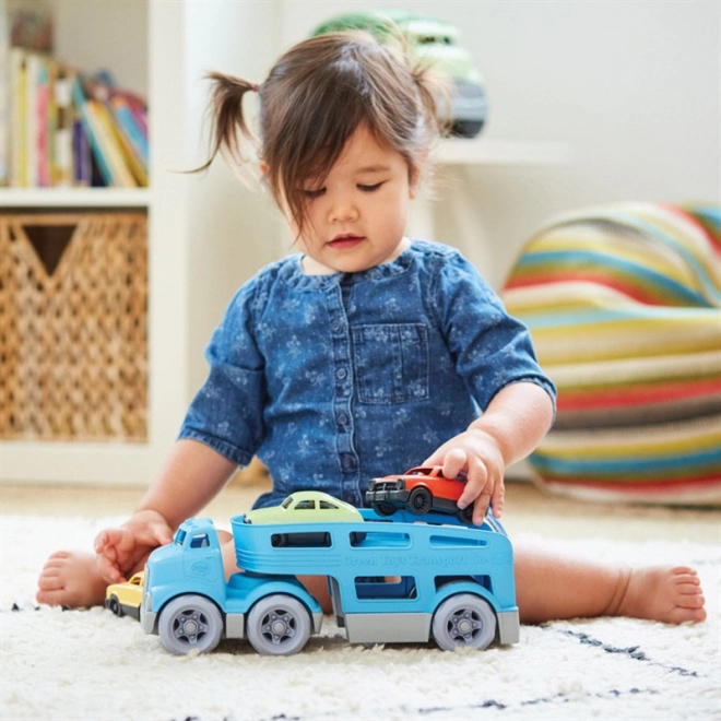 Transportor pe două niveluri cu două rampe