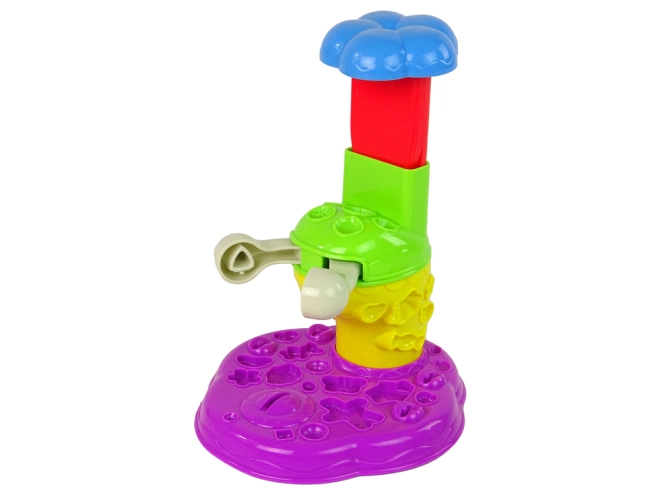 Presă pentru plastilină cu capete interschimbabile