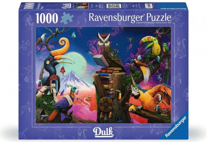 Puzzle cu păsări dispărute de la Ravensburger, 1000 piese