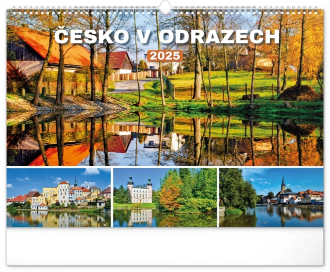 Calendar de perete Cehia în reflexii 2025