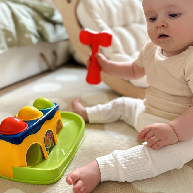 Culorata lovitură cu ciocan Montessori de la Woopie