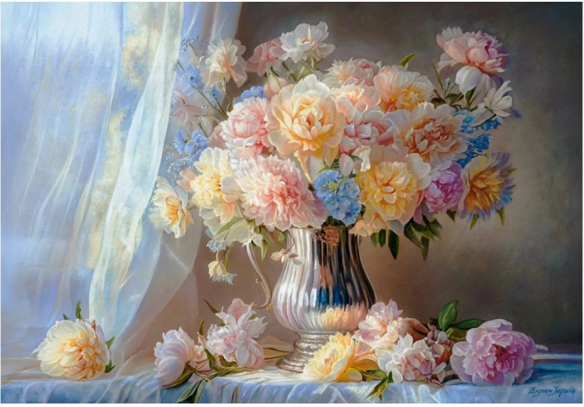 Castorland Puzzle Art Collection bujori 1500 piese