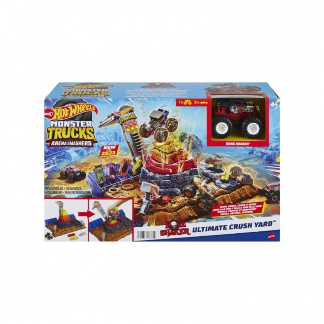 Hot wheels monster trucks aréna: finală bone shaker