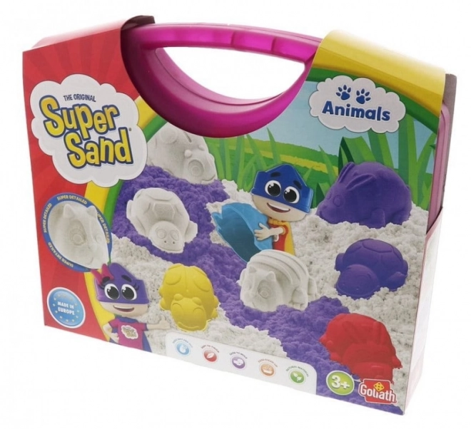 Nisip magic Super Sand valiză animale