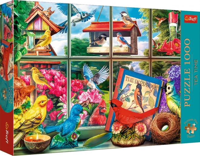 Puzzle 1000 piese calitate premium plus lumea păsărilor