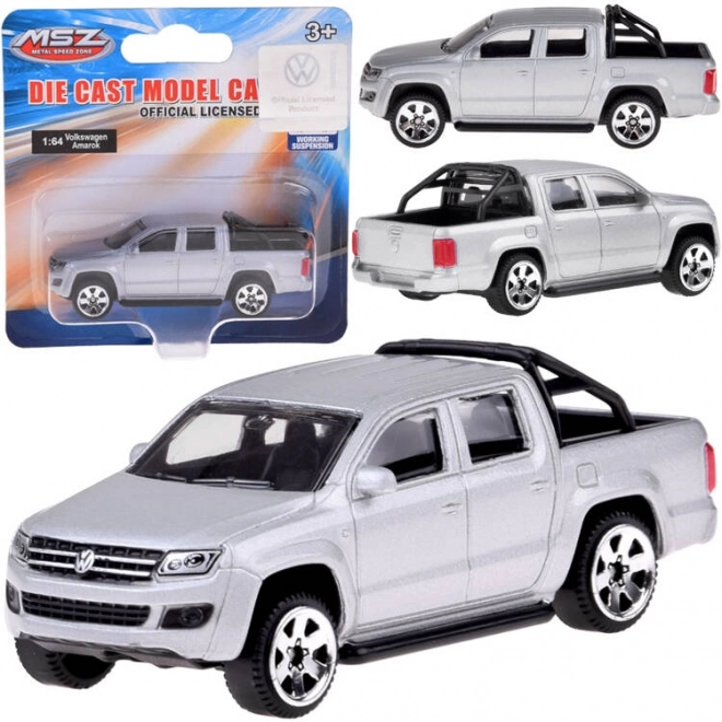 Mașinuță metalică licențiată Volkswagen Amarok la scară 1:64