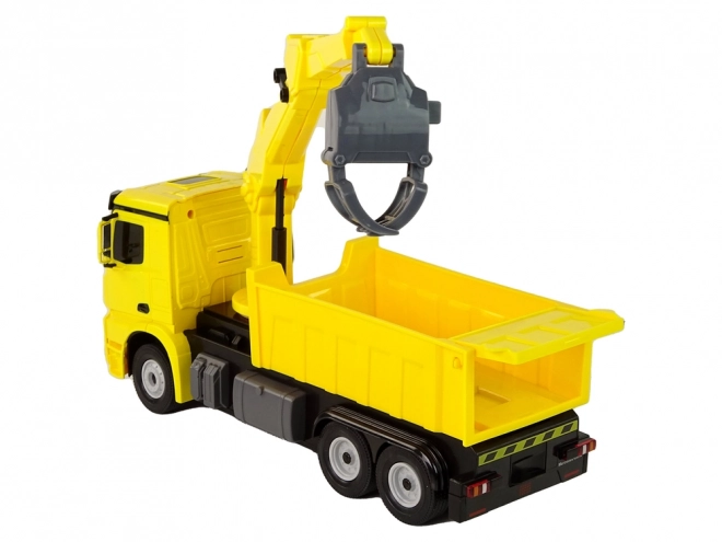 Camion cu prindere Mercedes Rastar galben