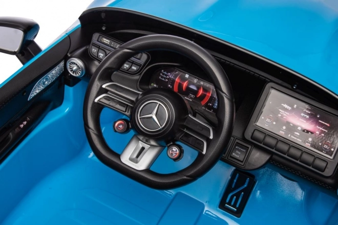 Mașină electrică Mercedes AMG SL63 albastru lacuit