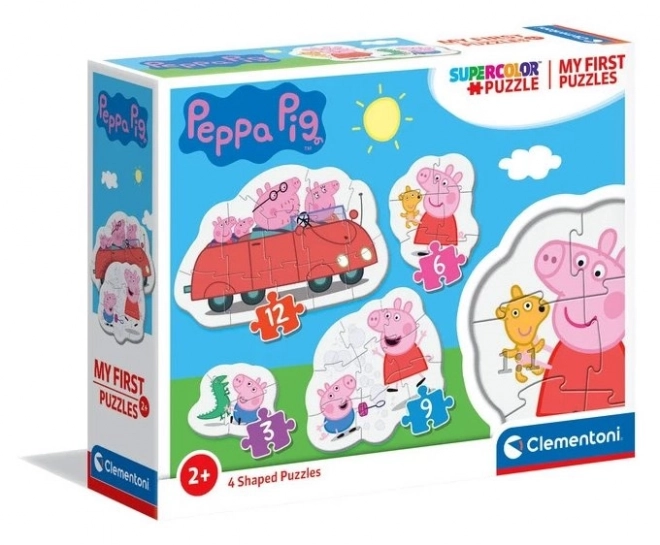 Primul meu puzzle Peppa Pig 4 în 1