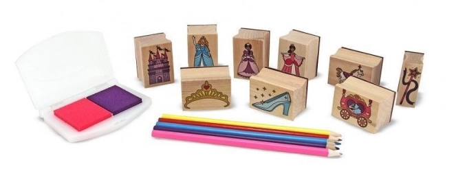 Set de ștampile Prințese Melissa and Doug