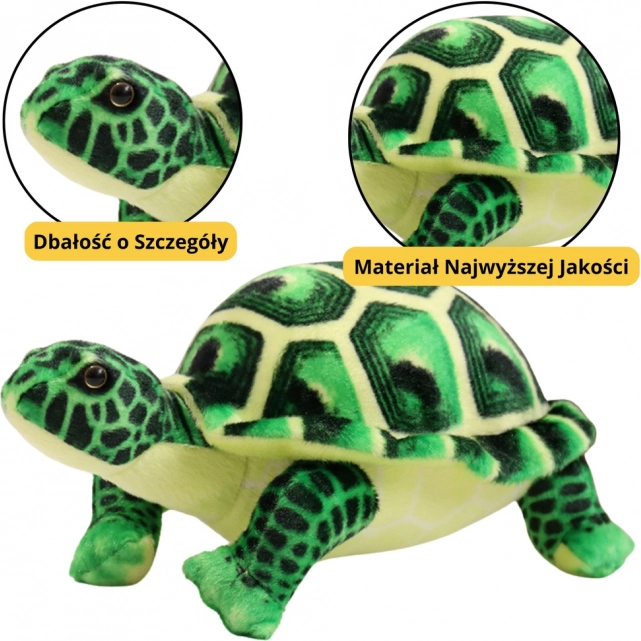 Jucărie Țestoasă de Pluș Verde 25cm
