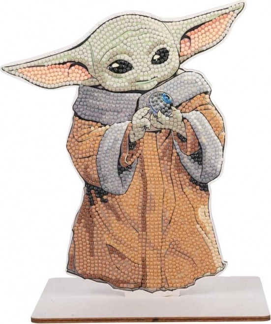 Pictură cu diamante XL Star Wars: Grogu