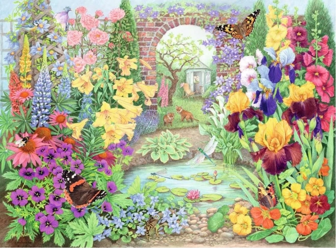 Puzzle Grădini Minunate Ravensburger 4x500