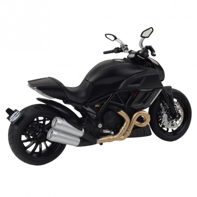 Motocicletă sport metalică cu LED-uri și sunete