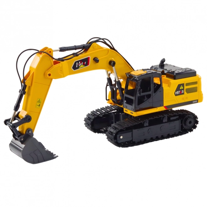 Excavator cu șenile RC distractiv cu telecomandă 6 canale 27 MHz