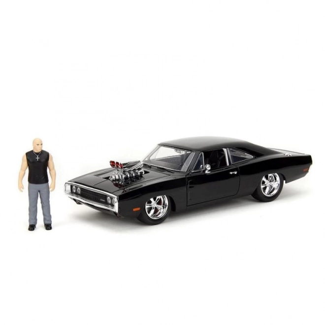 mașină Dodge Charger 1970 1:24 cu figurina Dominic Toretto