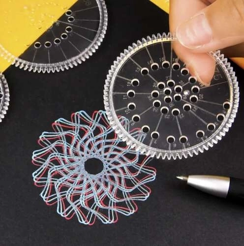 Set de desenare creativă - Spirograf Maaleo